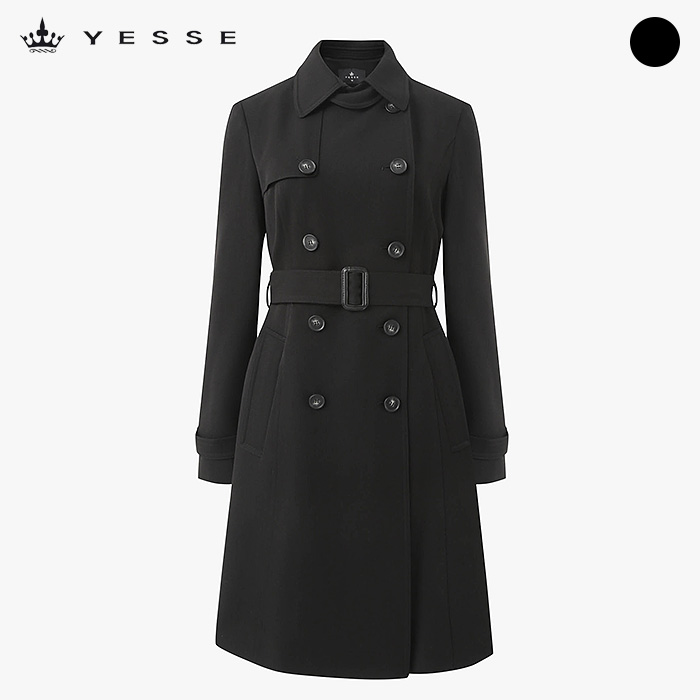 [아이스탁몰]  예쎄 [본사직영] (예쎄) 벨티드 더블 트렌치코트(ZYS09SY40A) 96,600원