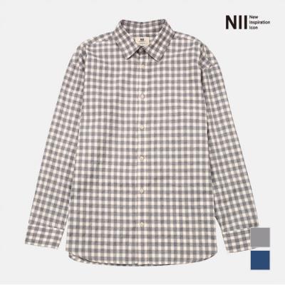 [NII] 남성 소프트 믹스체크 셔츠_NNXNLWS1101