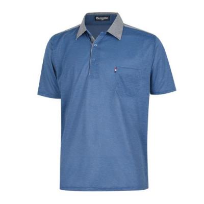 남자 여름 스판 시원한 카라 반팔 티셔츠 LM-KAH-MC204-2-블루